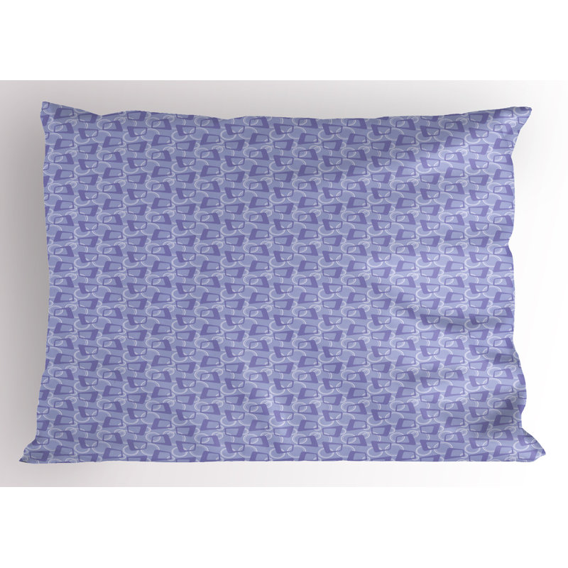 Ensemble de 2 taies décoratives à motif géométrique irrégulier Ambesonne, H 20 po x l 26 po