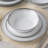 Noritake Silver Colonnade 12-Piece Dinnerware Set, Service For 4