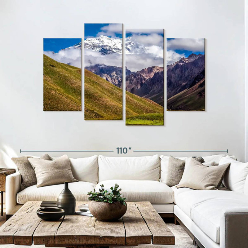 Harpa Cloudy Aconcagua, 54" H x 84" W