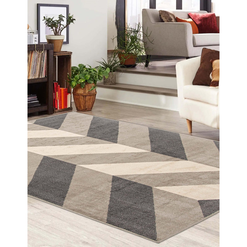 Damarie Gray Rug, Rectangle 8' x 10'