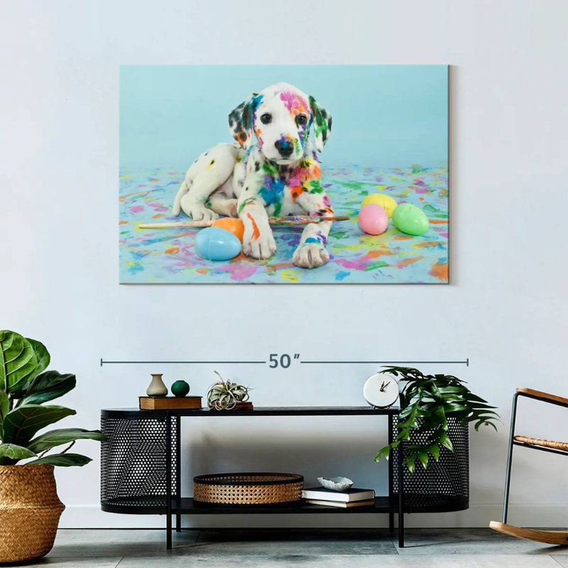 Brampt Easter Dalmatian Puppy, 30" H x 45" W