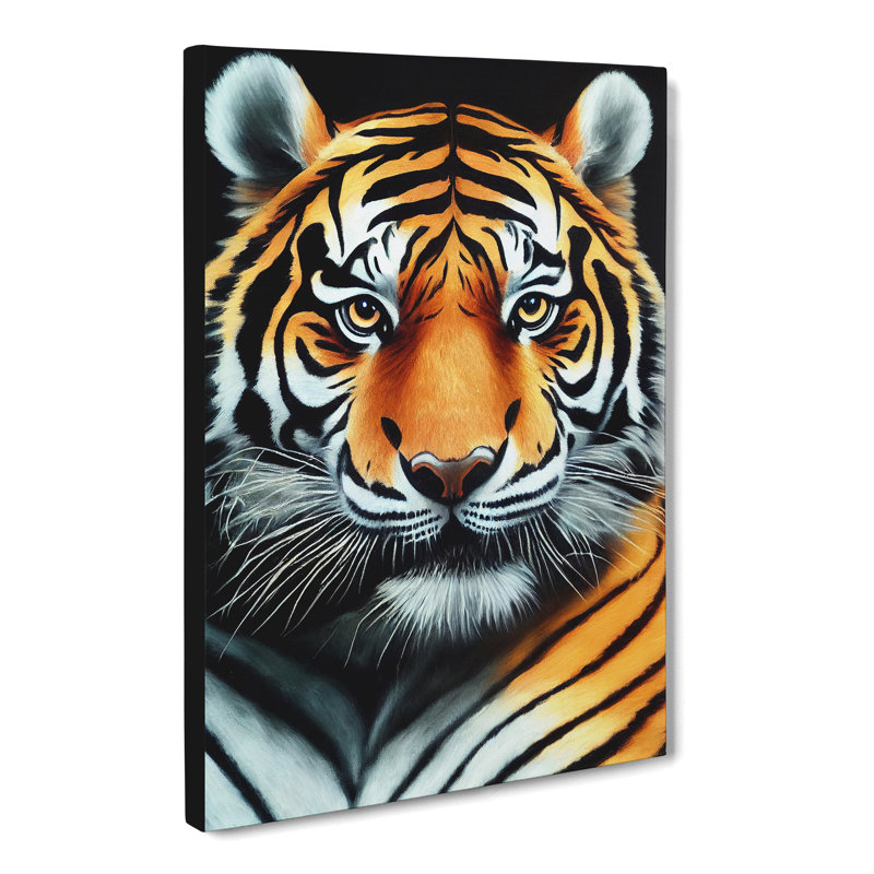 Tiger Portrait Vol.5 - Wrapped Canvas, 50cm H x 35cm W x 3cm D