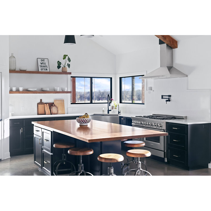 42" 400 CFM Convertible Wall Mount Range Hood in White
