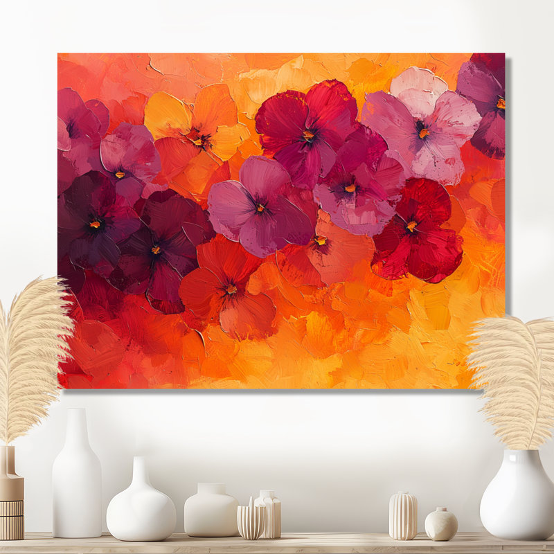Johannsen - Floral Wall Art, 34" H x 44" W, Wrapped Canvas, Does Not Apply