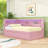 Upholstered Twin Daybed with Trundle, LED Lighting and USB Ports-106490995