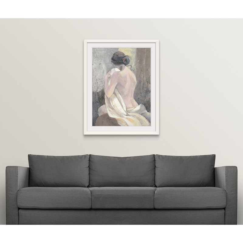 « ii »» albena hristova,, reproduction d’art After the Bath, H 24 po x l 20 po x p 1 po, Cadre blanc