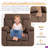 Ilkeston 40.94"W Recliner chair (180°Reclining)-1029880902