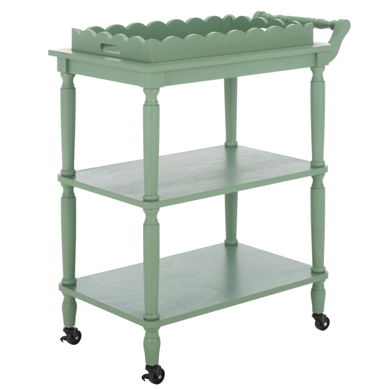 Haven 3 Tier Dining Cart, Sage Green