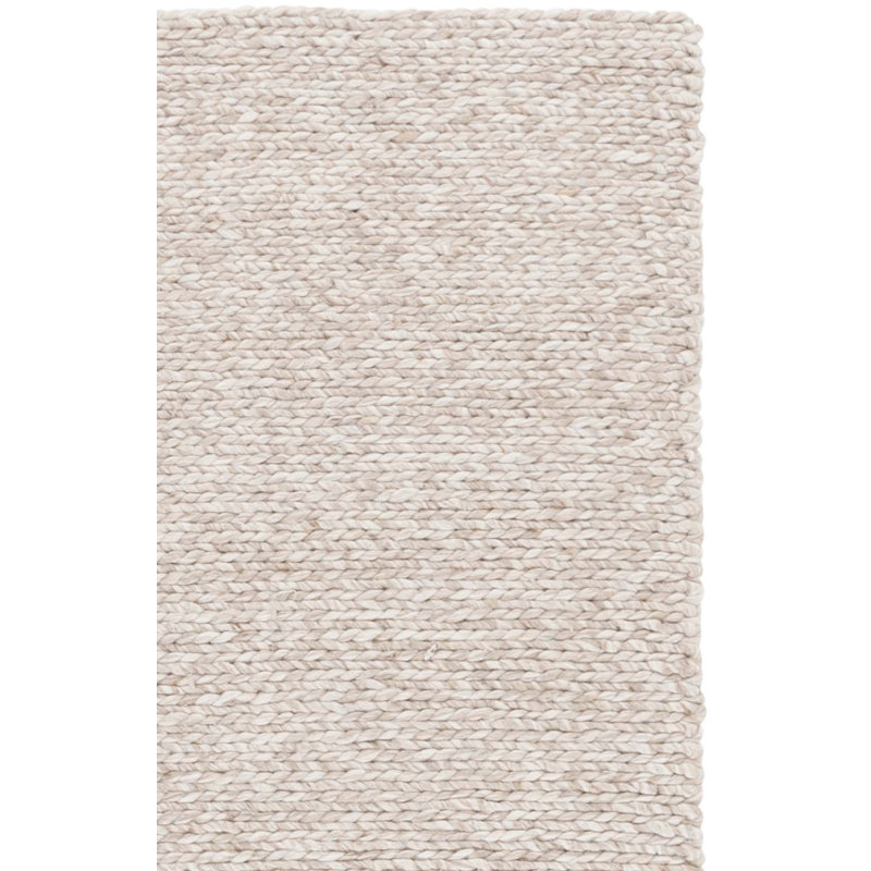 Natura Hand Woven Wool/Viscose/Cotton Rug in Beige/Taupe, Rectangle 3' x 5'