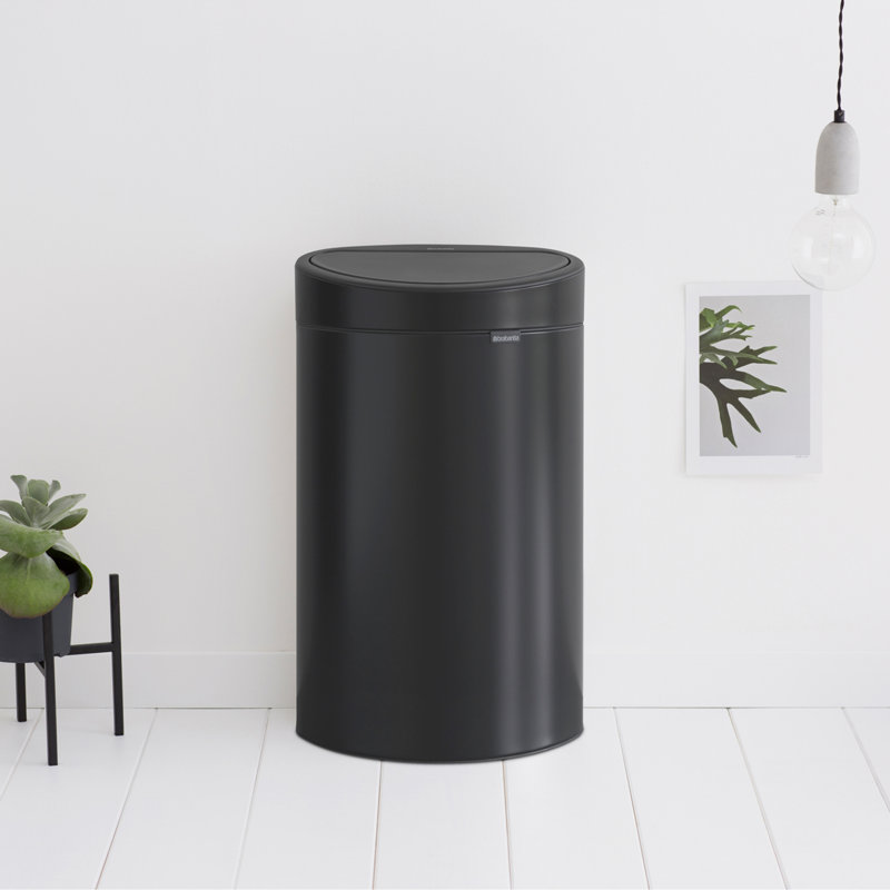 Brabantia Touch Bin New Recycle 40L, Matt Black