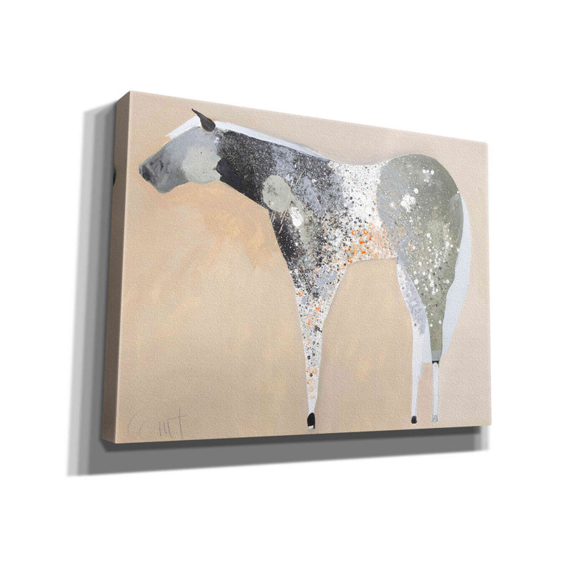 " Horse No. 25 " by Anthony Grant, 12" H x 16" W x 0.75" D