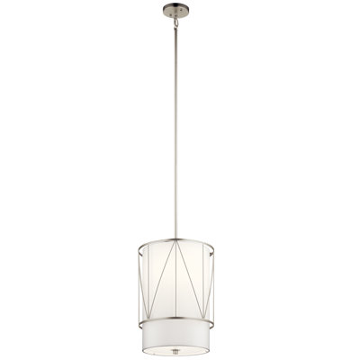 Luminaire suspendu cylindrique à 1 lumière Birkleigh