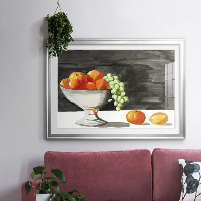 " Watercolor Fruit Bowl II "