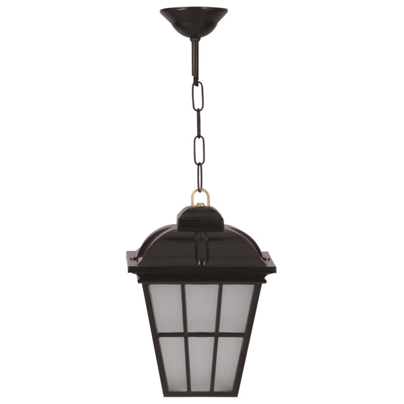 Luminaire suspendu de style lanterne à 1 lumière Ahinara