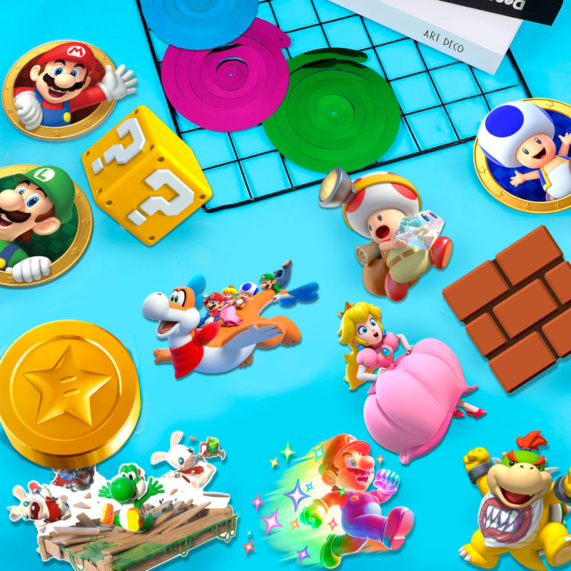 Mario Birthday Decorations Spiral