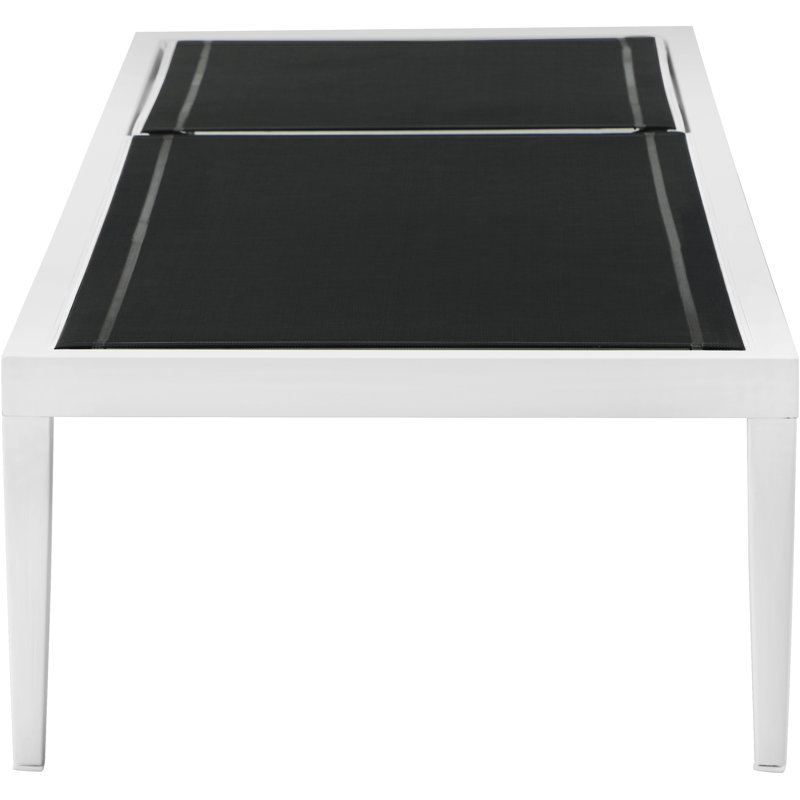 Méridienne Velizar, Blanc, Noir