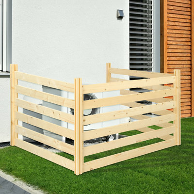 Écrans d'intimité pour clôture en bois d'extérieur