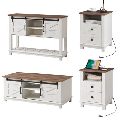 Ensemble de 4 tables de bout Chimira