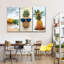 Ensemble de 3 pièces d'ananas sur toile-1237347528