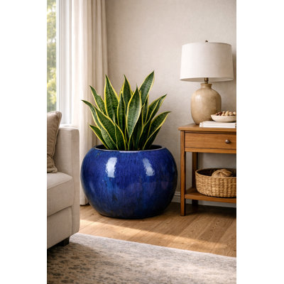 Jardinière 24 po Miami - bleu tombant