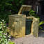 Wooden Double Bin Store