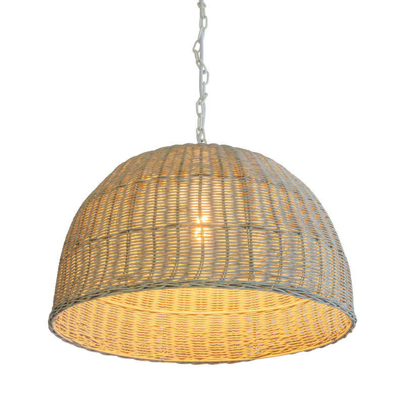Luminaire suspendu d'extérieur Renate, Blanc antique