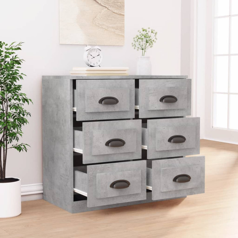 Dauntsey 70 Cm Wide Sideboard, Concrete Grey