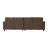 Premium Corduroy Modular U-Shaped Sectional Sofa with Double Chaise