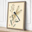 Dragonfly and Seedpod Japandi - Wrapped Canvas-554378346-554378384