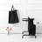 Large 110l Cloth 2 Laundry Hamper With Lid, Sorting Cards For Capacity Black Clothes &