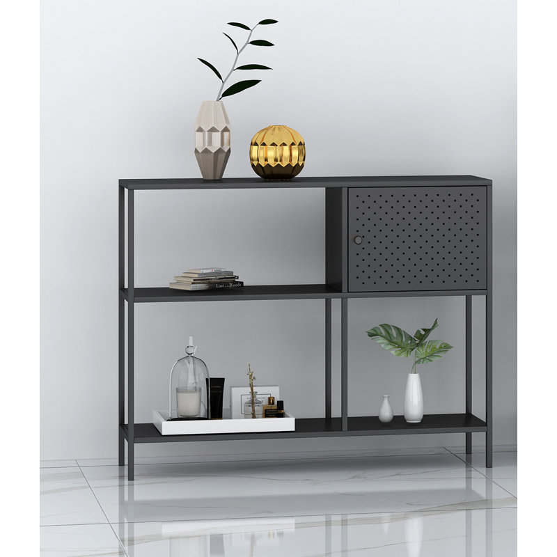 Pettisville 75cm H x 100cm W Metal Standard Bookcase