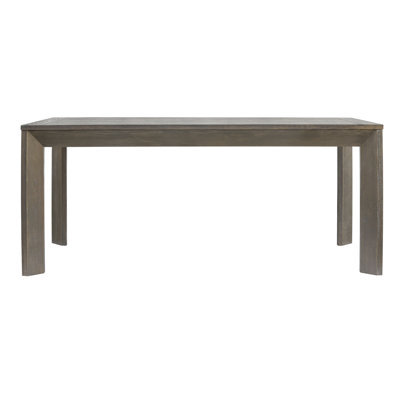 Carvajal 74-Inch 8 Seats Solid Wood Rectangular Dining Table by Gracie Oaks