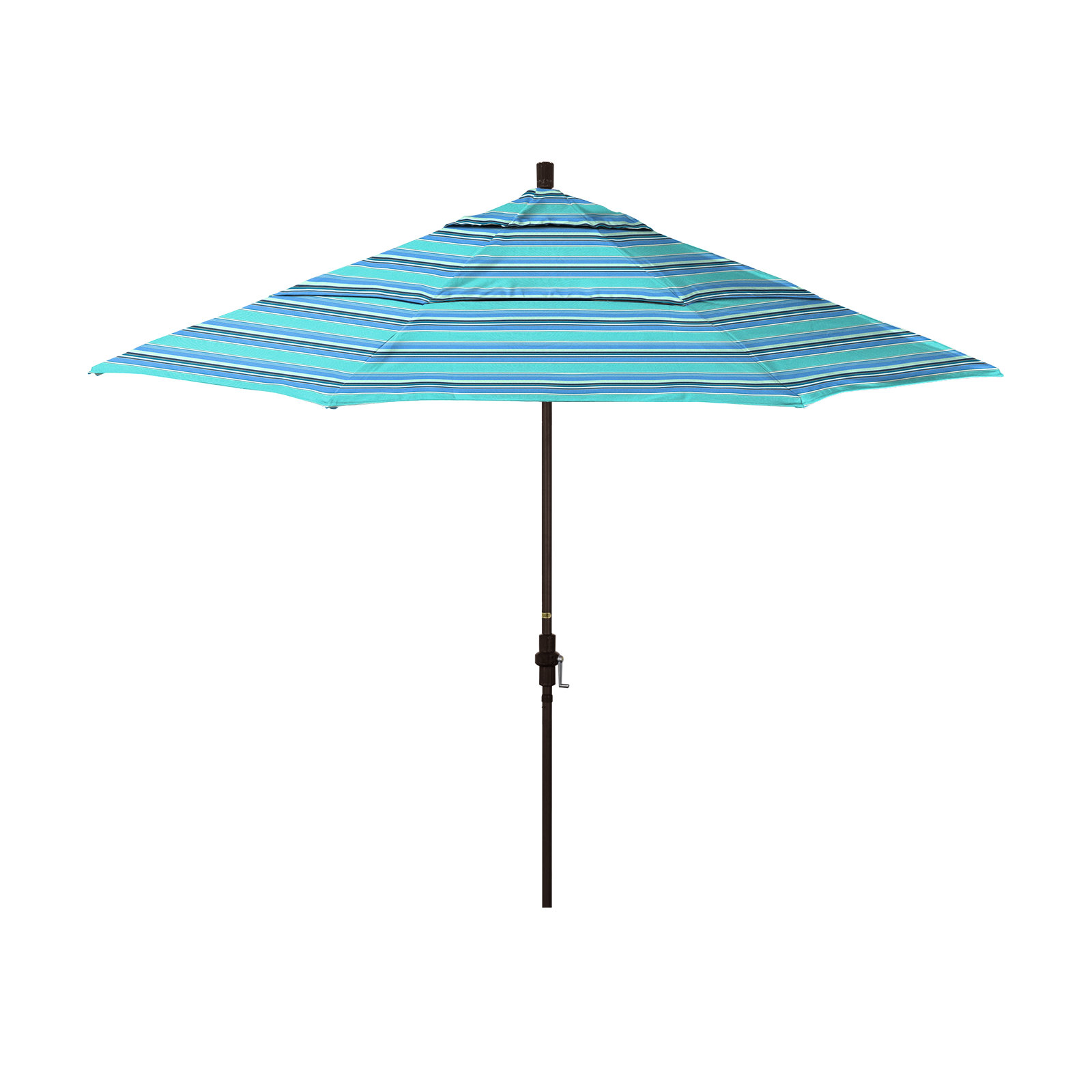 Broadmeade 132'' Sunbrella® Outdoor Umbrella, Dolce Oasis Stripe Sunbrella®