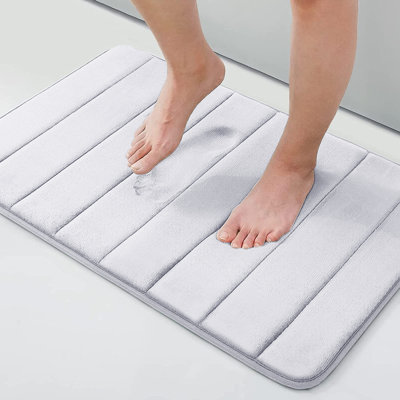 ULTRA SOFT MEMORY FOAM BATH MAT (WATER ABSORBENT, NON-SLIP)