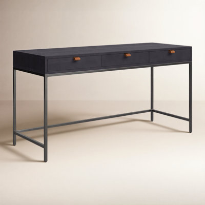 Trey Solid Wood Writing Desk