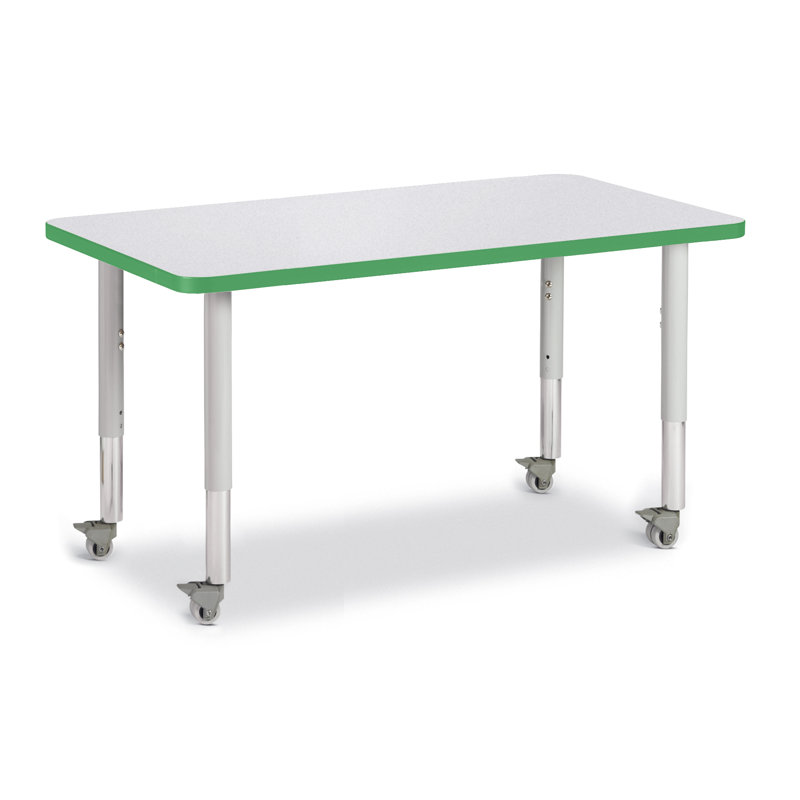Tables d'activités Berries, Gris, Vert, H 31 po x L 36 po x l 24 po