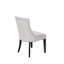 Chaise capitonnée beige rembourrée -665984343