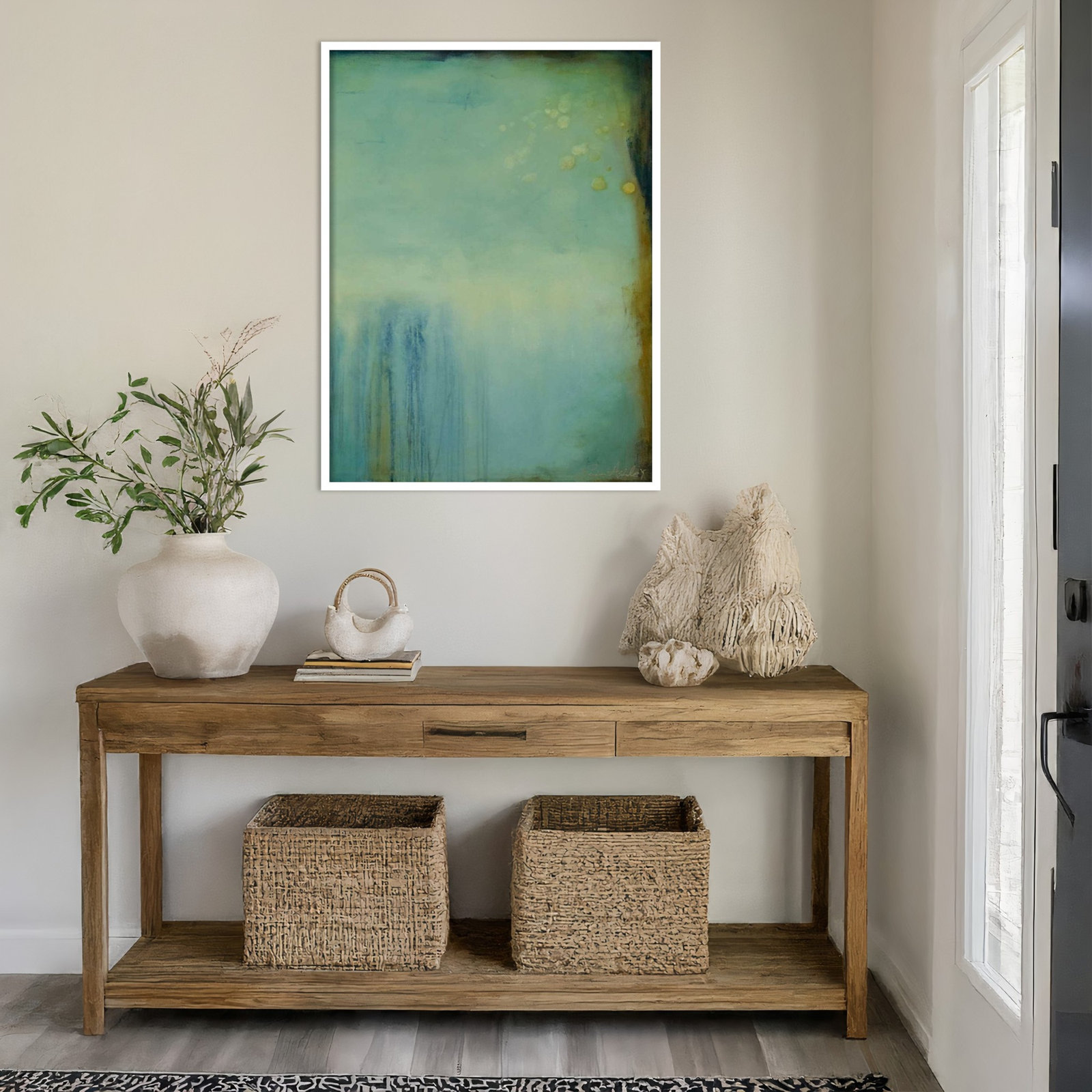 Whispering Souls II Print by Erin Ashley, 41" H x 31" W, White
