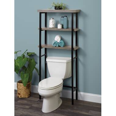 Merrisa Over-the-Toilet Storage Rack 3-Tier Bathroom Organizer Shelf Freestanding Space Saver Stand 17 Stories