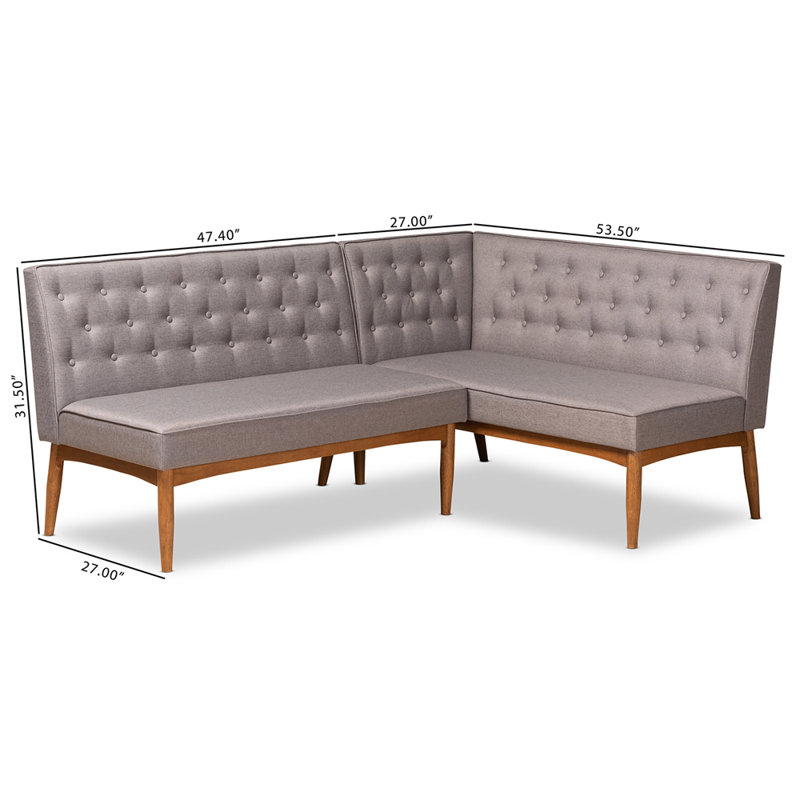 Gitano Polyester Upholstered Bench