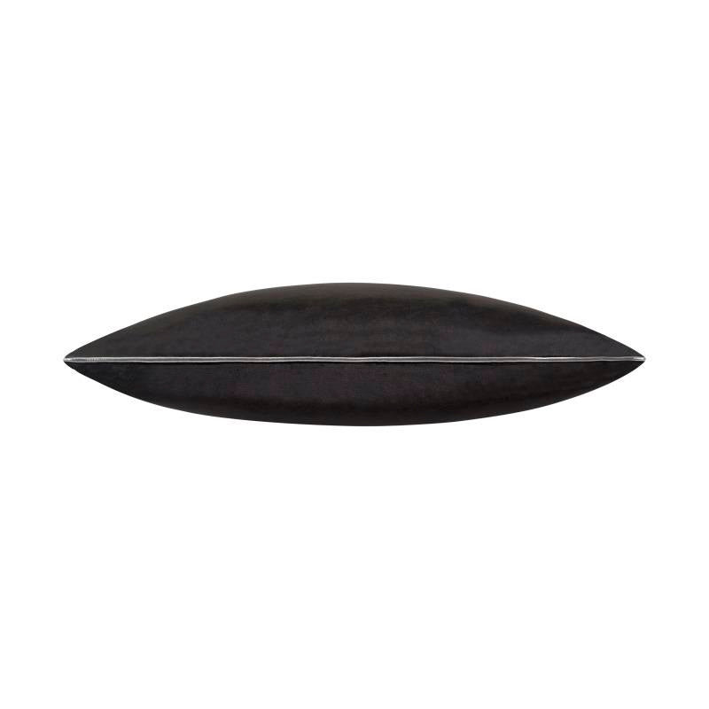 Noah Velvet Square Pillow Cover & Insert, Black