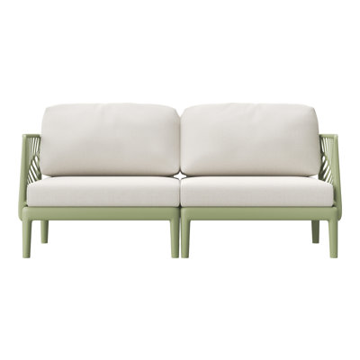 Outdoor Patio Love Seat With Cushions