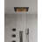 20" Ceiling Mount Complete Shower System with LED, Bluetooth Music and Rough in-Valve-95462176