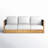 Aniston 2-Piece Teak Outdoor Sofa Seating Group with Sunbrella® Cushions