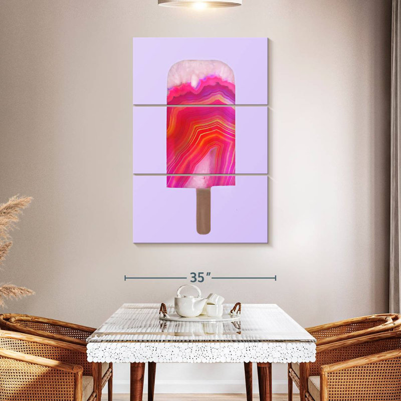 Agate Popsicle, 65" H x 42" W