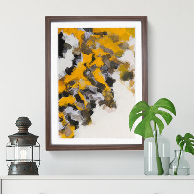 The Opposition Abstract - Framed Print