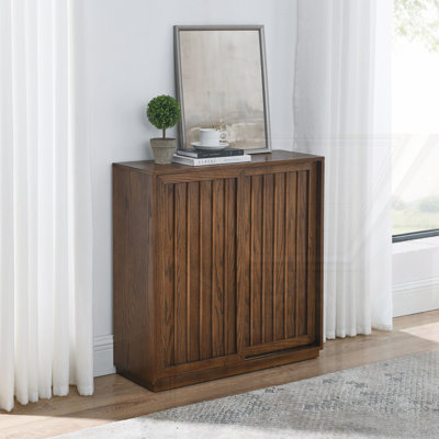 Buffet Mid-Century avec 2 portes coulissantes