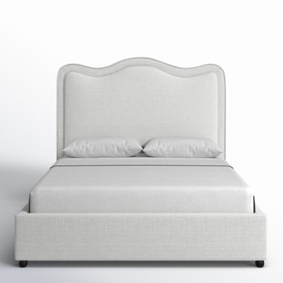 Upholstered Scalloped Bed