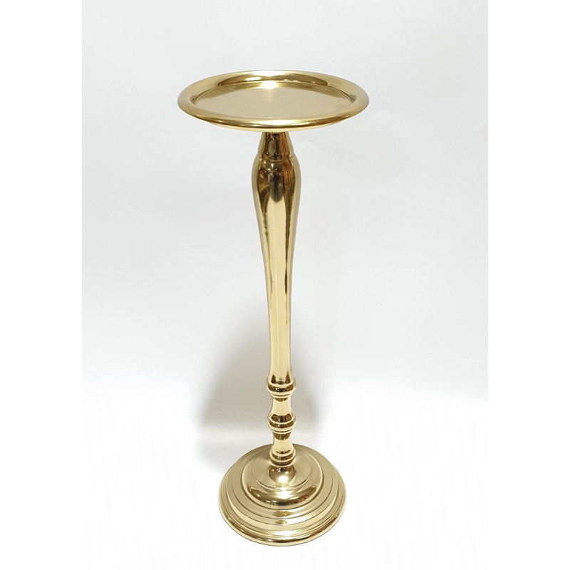 Bougeoir de table en acier inoxydable, H 15 po x l 5 po x P 5 po