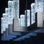 Cinema 12 - Light LED Chandelier
